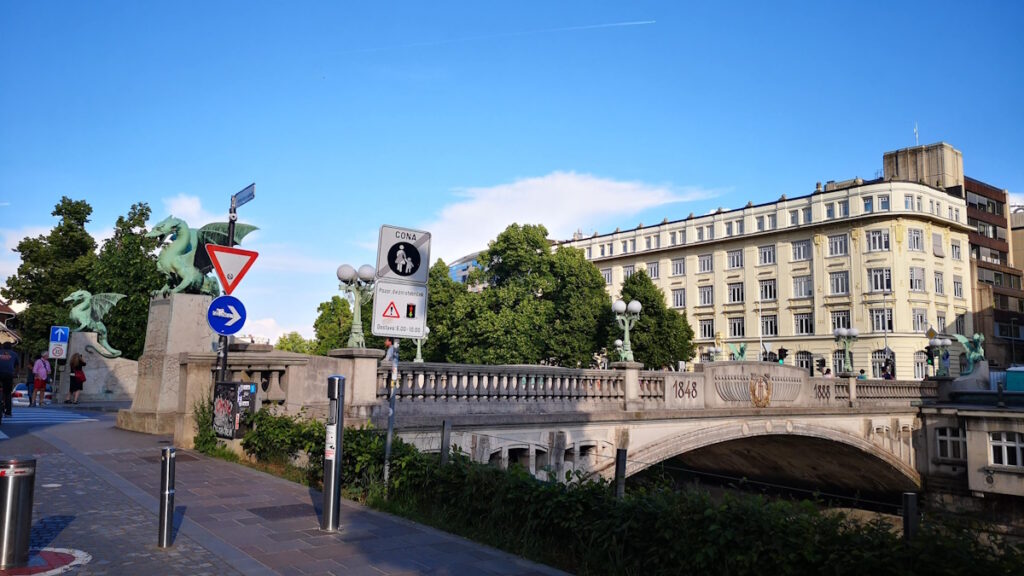 Šta obići u Sloveniji - Zmajev most u Ljubljani