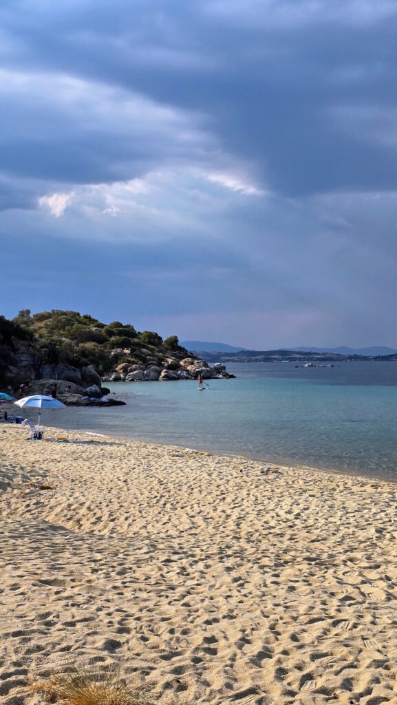Megali Ammos beach, ostrvo Amuljani